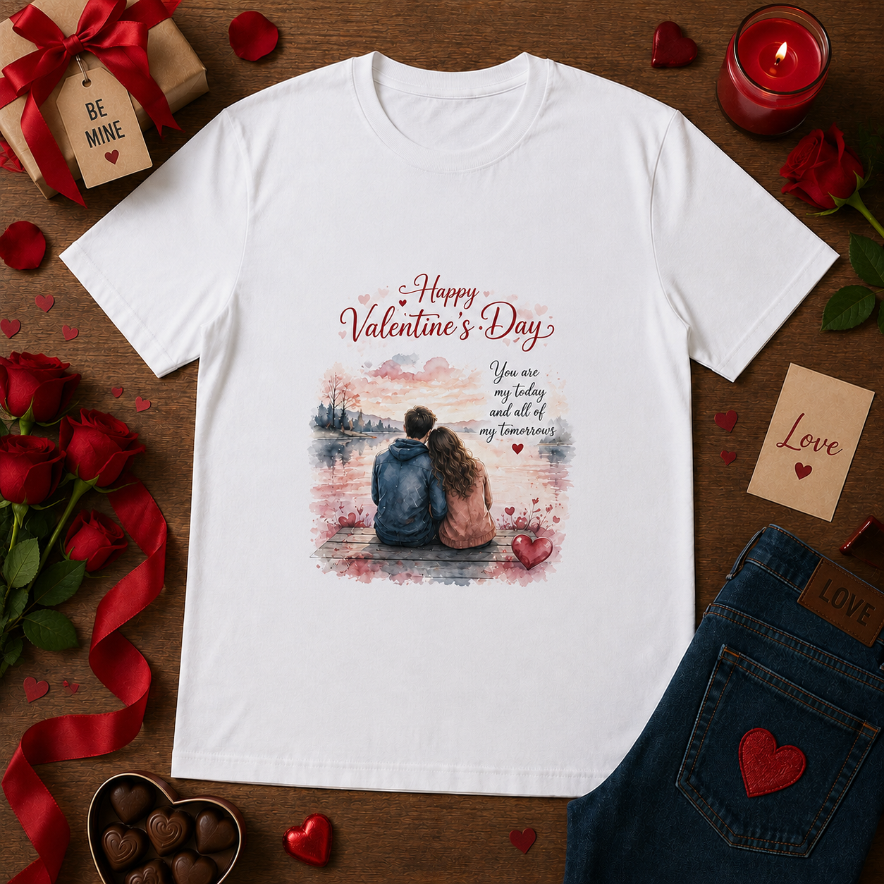 Valentines Day Sublimation T-Shirt